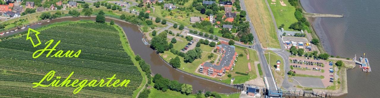 Fewo Blankenese Im Haus Luehegarten Grünendeich Exteriér fotografie