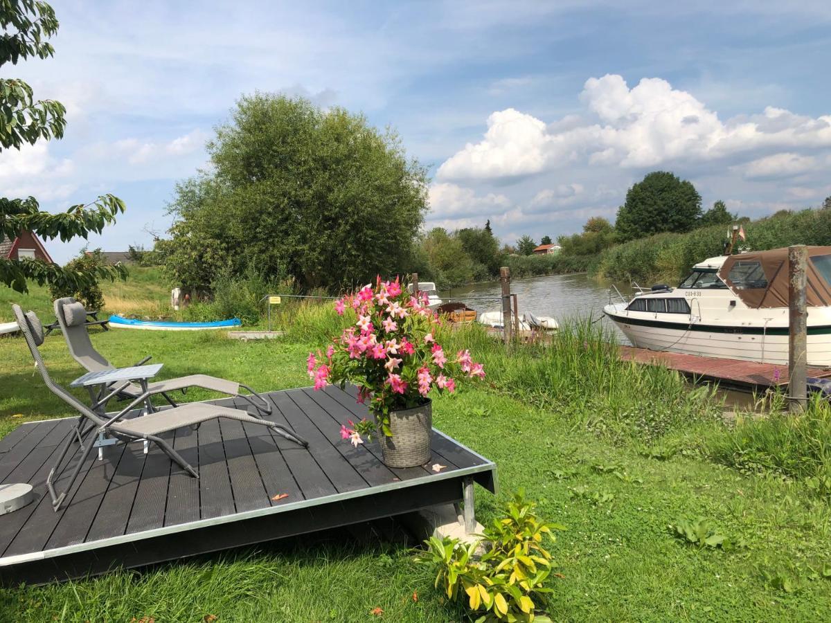 Fewo Blankenese Im Haus Luehegarten Grünendeich Exteriér fotografie